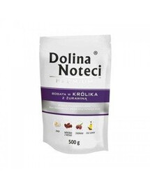 DOLINA NOTECI Premium bohatá na králika s brusnicami 500 g