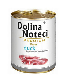 Dolina Noteci Premium Pure Duck 800g - Vlhké krmivo pre psov kačacie mäso 800g
