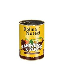 Dolina Noteci Superfood kengura a hovädzie mäso 400 g konzerva pre psov