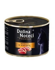 Dolina Noteci konzerva pre dospelé mačky všetkých plemien s kačacím mäsom 185 g