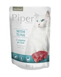 Piper bag pre dospelé sterilizované mačky s tuniakom 100 g