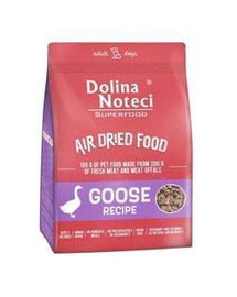 Dolina Noteci Superfood s príchuťou husieho mäsa granule pre psov 1 kg