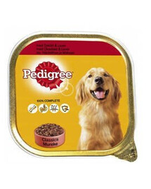PEDIGREE Paštéta z hovädzej pečene pre dospelých psov 300g - krmivo pre dospelé psy v pene