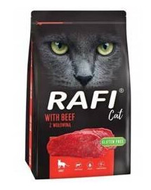 Rafi Cat s hovädzím mäsom 7 kg granule pre dospelé mačky