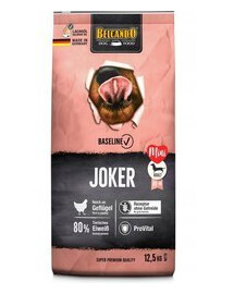BELCANDO Baseline Joker Grain Free granuly pre dospelých psov malých a stredných plemien 12,5 kg