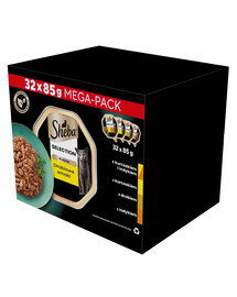 Select Slices in Gravy Mix hydinových príchutí v omáčke hydina, kura a morka 32x85g