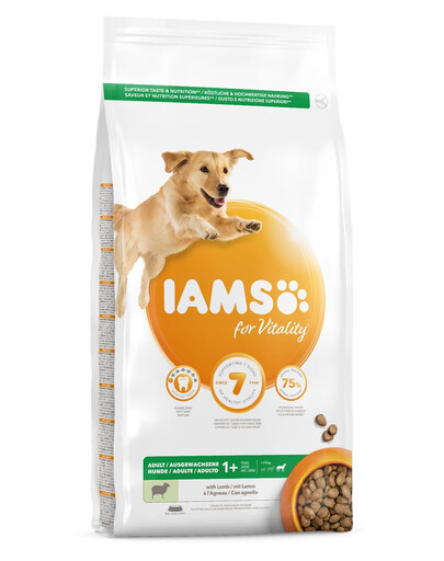 IAMS For Vitality Adult, jahňa veľkého plemena, 3 kg