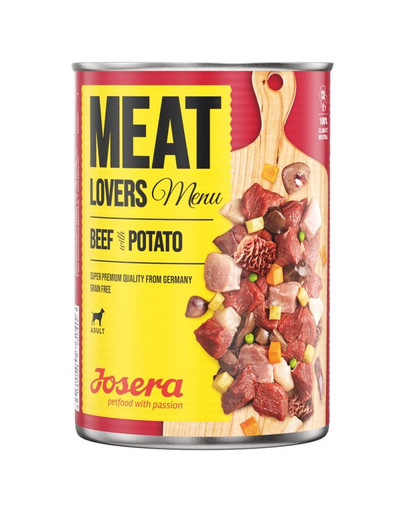 JOSERA Meatlovers Menu konzervy pre dospelé psy6x800g