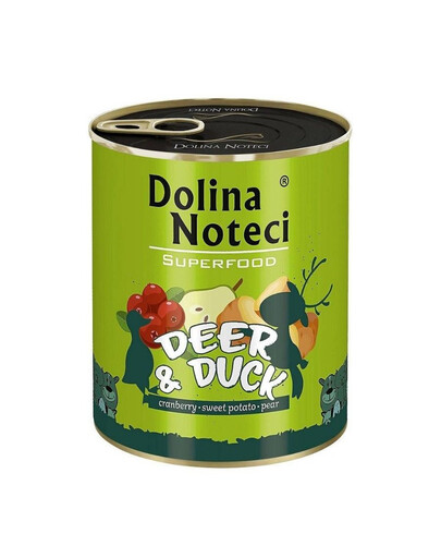 DOLINA NOTECI Premium SuperFood 800 g konzervy bez obilnín pre dospelé psy