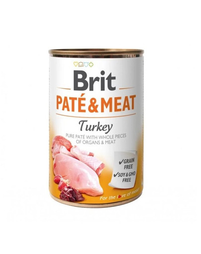 BRIT Pate&Meat 6 x 400 g konzerva pre psov