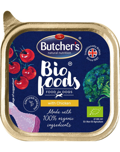 BUTCHER'S Bio Foods paštéta krmivo pre dospelých psov 150 g