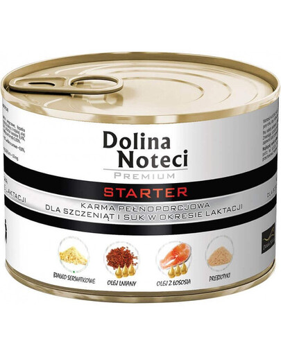 DOLINA NOTECI Premium Junior 185g konzervy pre šteňatá malých plemien