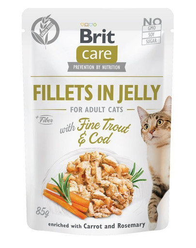 BRIT Care Fillets in Jelly kapsuly pre mačky 24 x 85 g