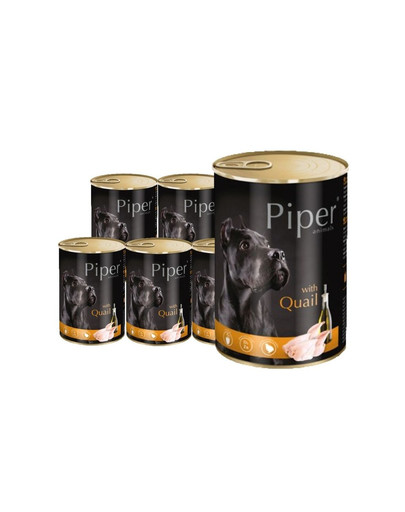 DOLINA NOTECI PIPER 24x400 g konzerva pre dospelé psy