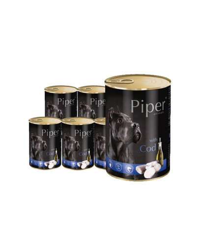 DOLINA NOTECI PIPER 24x400 g konzerva pre dospelé psy