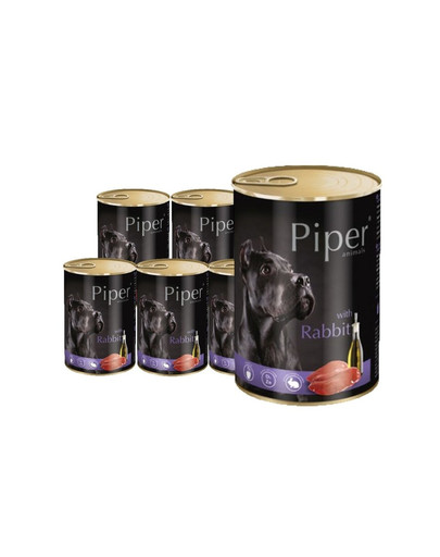 DOLINA NOTECI PIPER 24x400 g konzerva pre dospelé psy