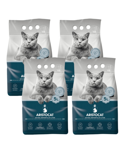 ARISTOCAT Bentonit Plus bentonitová podstielka prírodná 20 l (4 x 5 l)