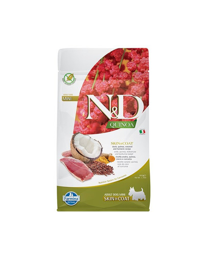 N&D Quinoa DOG Skin & Coat Duck & Coconut Mini 2.5 kg
