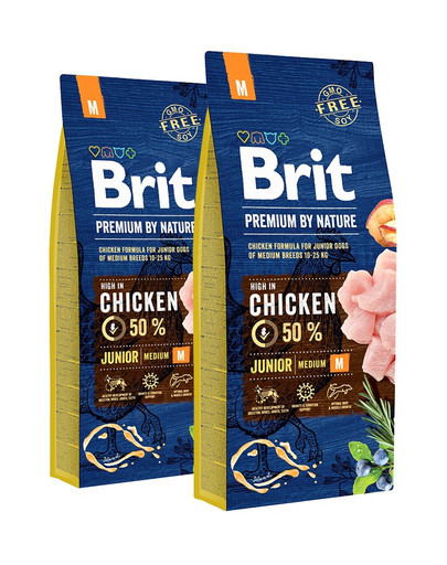 BRIT Premium By Nature Teen Medium M 2 x 15 kg