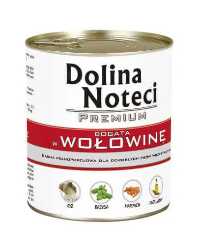 DOLINA NOTECI Premium Bohatá na hovädzie mäso 800g