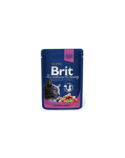 BRIT Premium Cat omáčka pre dospelú mačku Kapsule 24 x 100 g