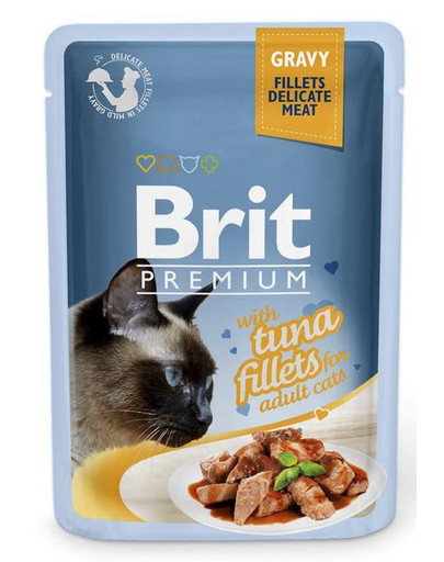 BRIT Premium Filety v omáčce Sáčky v omáčce pro kočky 24 x 85 g