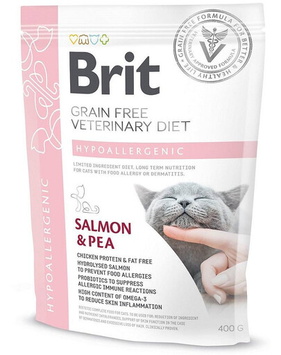 BRIT Veterinary Diets Cat Hypoallergenic 400 g