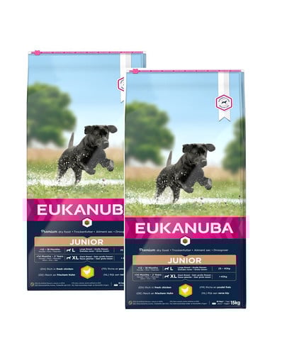 EUKANUBA Developing Junior Large Breed 2 x 15 kg