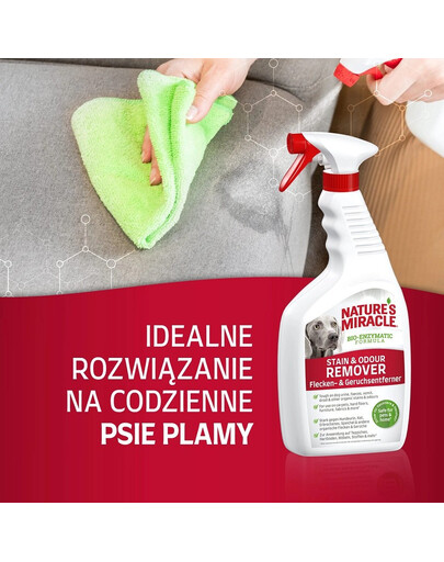 NATURE'S MIRACLE Odstraňovač škvŕn a zápachu Pes melón 946 ml