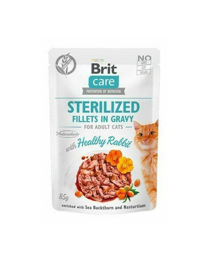 BRIT Care Filety v želé v omáčke pre mačky 24 x 85 g