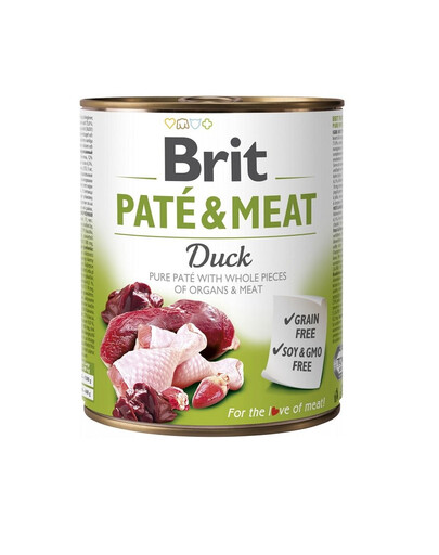 BRIT Pate&Meat Duck 800 g