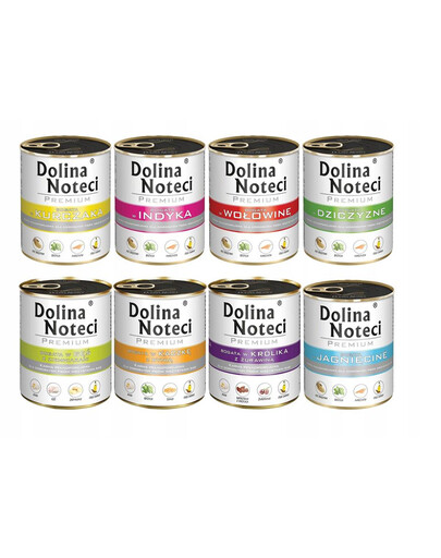 DOLINA NOTECI Premium Mix ochutené bez rýb 30x800g