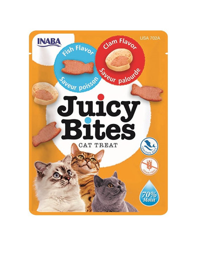 INABA Churu Cat Juicy Bites Fish&Clam Flavor 3x11,3g