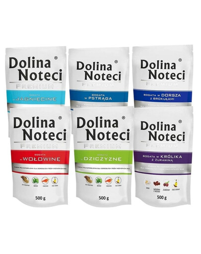 DOLINA NOTECI Premium Mix príchuťou bez hydiny 30x500g