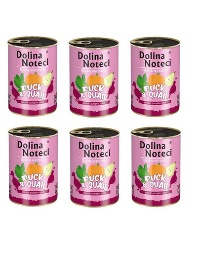 DOLINA NOTECI Premium SuperFood Duck and Quail 400 g x 6ks