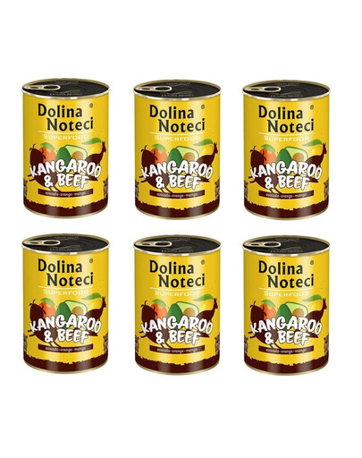 DOLINA NOTECI Premium SuperFood Klokan a hovädzie mäso 800 g x 6ks