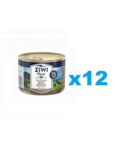 ZIWIPEAK Cat Beef 12 x 185 g