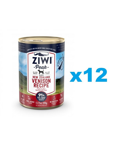 ZIWIPEAK Dog zverina 12 x 390 g