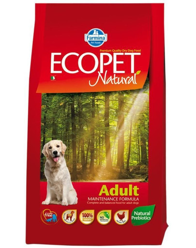 Krmivo FARMINA Ecopet Natural Adult Medium 12 kg pre dospelých psov stredných plemien