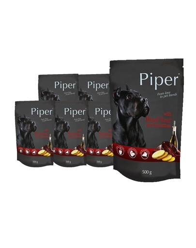 DOLINA NOTECI PIPER Hovädzia pečeň a zemiaky 10x500 g
