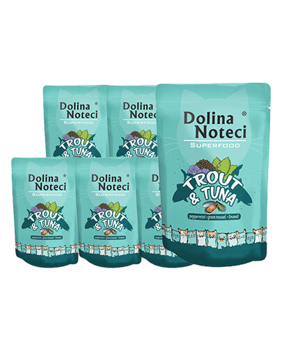 DOLINA NOTECI Superfood Pstruh a tuniak 10x85g