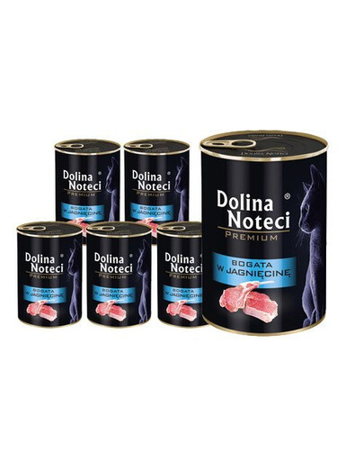 DOLINA NOTECI Cat Premium Jehněčí 12x400 g