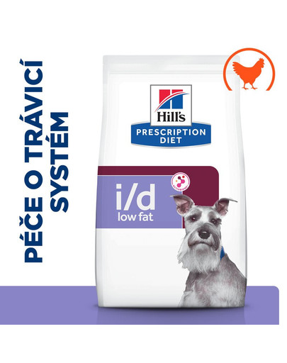 HILL'S Prescription Diet Digestive Care i/d Canine Low Fat Chicken 12 kg