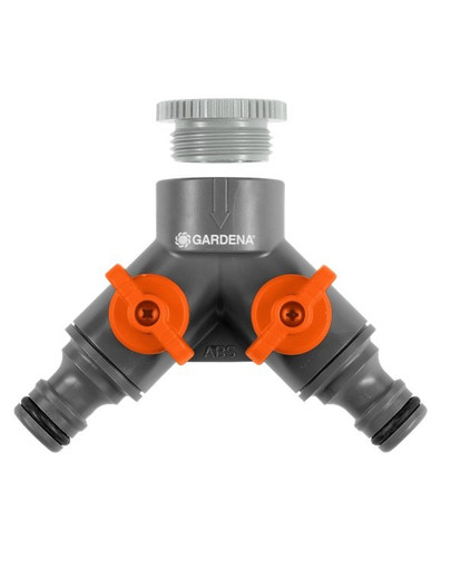 GARDENA OGS 2-cestný ventil s 1 "závitem a 3/4" adaptérem