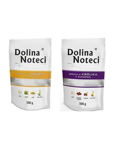 DOLINA NOTECI Premium bohatá na kačicu a králika 10 x 500 g