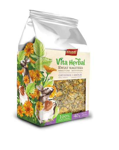 VITAPOL Vita Herbal Kvet nechtíka pre hlodavce a králiky 40g