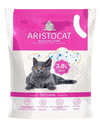 ARISTOCAT Kočkolit silikonový 3.8 L bez zápachu[CLONE]