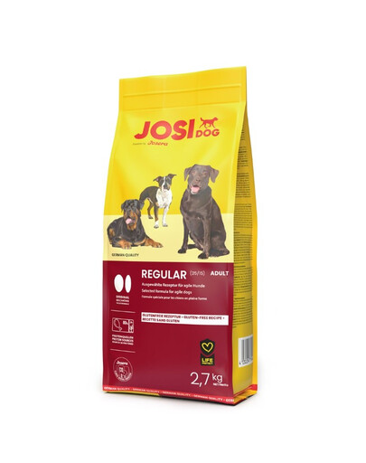 JOSERA JosiDog Regular pre stredné a veľké plemená s miernou aktivitou 2,7kg