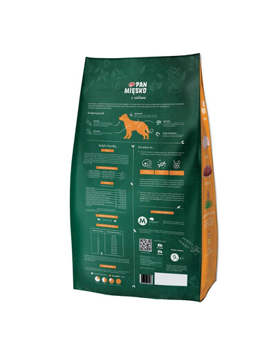 PAN MIĘSKO z ziołami Indyk z kaczką M 9 kg dla ras średnich