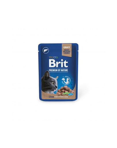 BRIT PREMIUM Pouch Liver Sterilized 24x100g